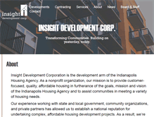 Tablet Screenshot of insightdevelopment.net